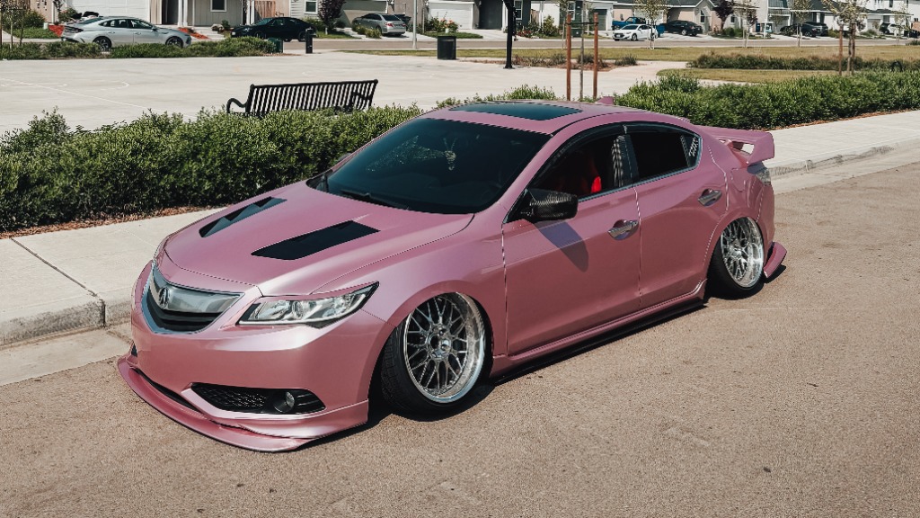After - Pink Wrapped Acura ILX by Coronas Customz
